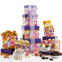 4 Box Chocolate Food Gift Tower Snack Gifts for Women, Men, Families, College –  - £46.41 GBP+