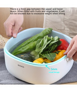 Washbasin Multi-functional Kitchen Double Layer Drain Basket - £22.73 GBP+