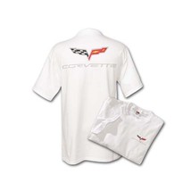 C6 Corvette White Cotton T-Shirt - £21.22 GBP+