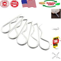 High-Quality 20Pcs Zinc Plated R Clips - M3 x 60mm for Workshop &amp; Garage... - $262.96 MXN