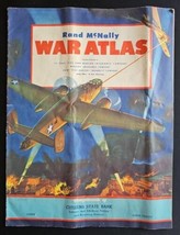 Vintage Original WWII Rand McNally War Atlas Compliments Of Citizens Sta... - $2,474.01