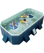 Kids&#39; and Adults&#39; Outdoor Swimming Pool Hard Plastic Shell Kid Pool for ... - $497.21