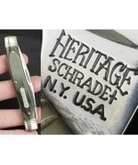 1983 Schrade USA pocket knife &quot;Everlastingly Sharp&quot; muskrat bone NEVER U... - $2,213.47 MXN