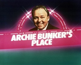 Archie Bunker&#39;s Place 1979 Carroll O&#39;Connor smiling with show logo 24x36 Poster - £23.79 GBP