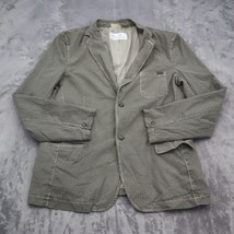 DKNY Blazer Mens XL Brown Notch Lapel Single Vent Two Button Casual Jacket - £23.72 GBP