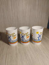 Dutch bros Kids Cups Lot of 3 Dixie Collectables Made in Canada  - $7.95