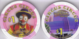 Brand New CIRCUS CIRCUS Hotel Las Vegas $1 Casino chip - $8.95