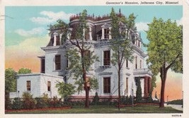 Jefferson City Missouri MO Governor&#39;s Mansion 1960 Postcard C17 - £2.34 GBP