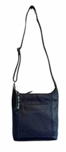 The Sak De Young Indigo Navy Pebbled Leather Crossbody Shoulder Bag Handbag Zip - £54.90 GBP