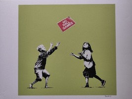 BANKSY Signed - No Ball Games - Certificate (Banksy Art, Banksy Wall Art, Banksy - £111.11 GBP