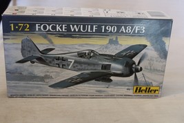 1/72 Scale Heller, Focke Wulf 190 A8/F3 Airplane Model Kit #80235 BN Open Box - $45.00