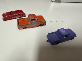 LOT VINTAGE MIDGETOY, TOOTSIE TOY CARS 1940's and 50s three cars - $14.84