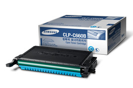 Genuine Samsung CLP-C660B 5000 Page Cyan Toner for CLP-610ND, CLP-660N - $251.99