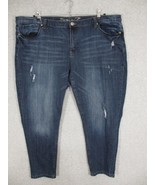 Seven7 Women's Jeans Skinny Easy Fit Size 22 Distressed - $14.45
