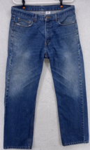 Faded Glory Jeans Mens Size 34x30 Blue Denim Pants Original Fit Medium Wash - $11.87