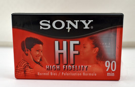 1 Sony HF Normal Bias Blank Audio Cassette Recording Tape 90 Min - New Sealed - £5.16 GBP
