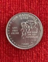 2000 New Hampshire State Quarter Excellent - $1.33