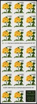 Yellow Rose Pane of Twenty 32 Cent Postage Stamps 3049a - £13.36 GBP