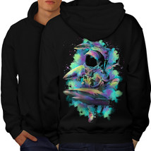 Space Sea Shark Fashion Sweatshirt Hoody  Men Hoodie Back - $20.99