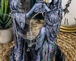 Ebros Triple Goddess Maiden Mother &amp; Crone Backflow Cone Incense Burner - $44.99