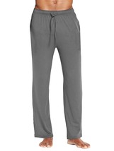 Galaxy By Harvic Men&#39;s Stretch Drawstring Waist Lounge Pants, GREY, M - £11.07 GBP