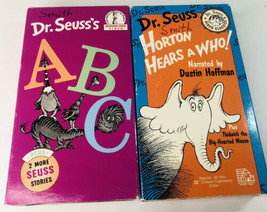 DR. SEUSS ~ HORTON HEARS A WHO!  VHS  NARRATED BY DUSTIN HOFFMAN &amp; ABC’s - £9.30 GBP