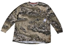 Realtree Mens &amp; Big Mens Excape Camouflage Long Sleeve Performance Shirt... - $17.81