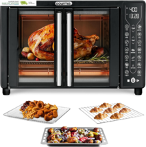 1700W French Door Digital Air Fryer Oven 24L Capacity Accessories, Conve... - $211.26