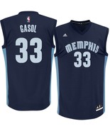 Adidas Men&#39;s Memphis Grizzlies Marc Gasol Player Road Jersey- Navy, X-Large - $808.93 MXN