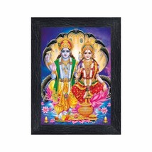 Vishnu Laxmiji Photo Frames framed Religious Worship pooja temple 6 by 8... - $29.71