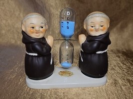 Vintage Goebel Friar Tuck Double Monk Egg Timer E 96 With Shoes 1960-1972 - £31.00 GBP