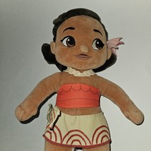 Disney Store Animator Collection Toddler Moana Plush 12&quot; Stuffed Animal Toy Doll - £11.83 GBP
