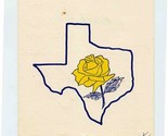 Rose Banquet Menu Program National Association Insurance Women Dallas TX... - $17.82