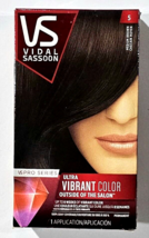 VS Vidal Sassoon 5 Medium Brown Vibrant Permanent Hair Color - £22.01 GBP