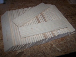 EIGHTEEN (18) THIN KILN DRIED SANDED HARD MAPLE 12&quot; X 3&quot; X 1/4&quot; LUMBER WOOD - $54.40