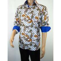Mens Sports Dress Shirts By AXXESS From Turkey 100% Egyptian Cotton 622-04 White image 10