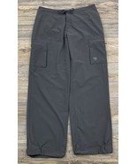 Mountain Hard Wear Hiking Pants Size 8 Grey Nylon/Elastane Outdoor Hikin... - £11.08 GBP