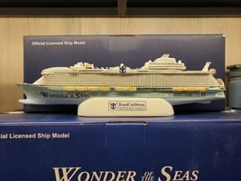 RCCL. ROYAL CARIBBEAN.  Wonder Of THE SEAS CRUISE SHIP MODEL.  - £156.01 GBP