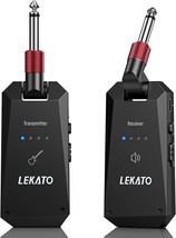 Lekato Wireless Guitar System 5.8Ghz Guitar Wireless Transmitter Receive... - £60.53 GBP