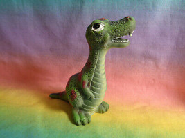 2005 Tyrannosaurus Green Rubber Dinosaur Figure  - £3.11 GBP