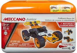 Meccano Junior Toolbox, Pullback Race Car, 5 Model Set - $148.49