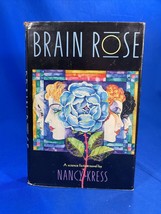 1990 Novel Brain Rose by Kress, Nancy Hardcover Dust Jacket - £9.39 GBP