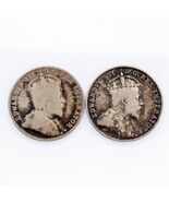 Lot of Two Canada 10 Cent 1903-H and 1907 in Fine Condition KM #10 - €31,56 EUR
