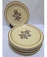 Set of 7 Pfaltzgraff Village Dinner Plates 10 1/4" USA Made Brown BONUS ... - $28.50