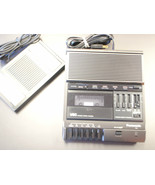 Panasonic RR830 standard cassette transcriber with foot pedal &amp; warranty - £159.02 GBP