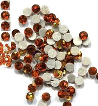 HOLOGRAM SPANGLES Hot Fix  TOPAZ  Iron on  5mm    2 Gross  288 Pieces - $113.89 MXN