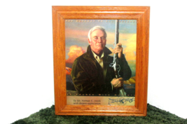 CHARLTON HESTON print NRA promo w/dedication to individual 11 x 12.5" (n... - $6.00