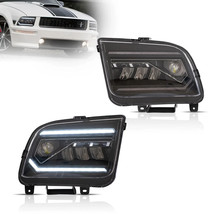 VLAND 05-09 Ford Mustang 3 MK3 S197 I Pre Facelift LED DRL Lightbar Headlights - £467.36 GBP