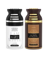 Lattafa Ana Abiyedh + Iconic Oud Perfumed Body Spray Premium Fragrance 2... - $40.48