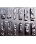 #ODF-01 Drystack Flat Faced Molds (12) Craft 100s of Natural Colored Sto... - $99.95